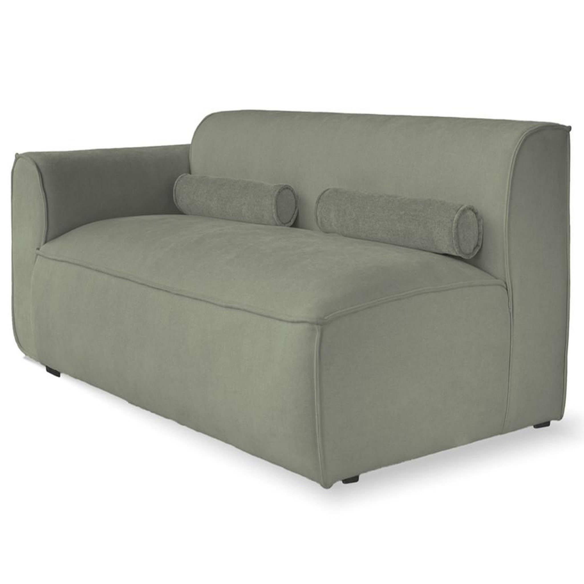 Voir la diapositive 1 : BEST MOBILIER Felix - module d'assise gauche en tissu texturé