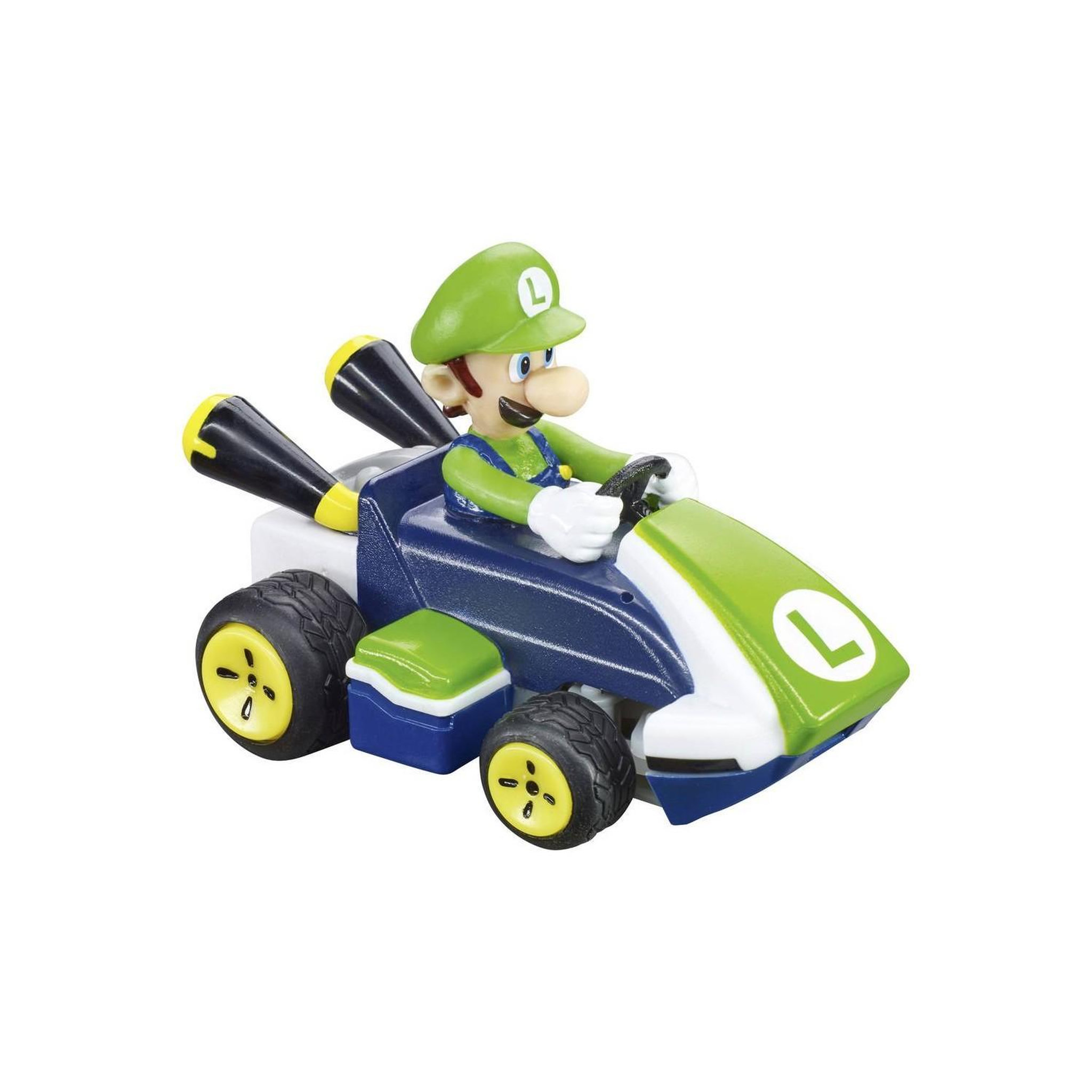 Voir la diapositive 2 : Carrera Voiture télécommandée : Luigi - Mario Kart Mini RC