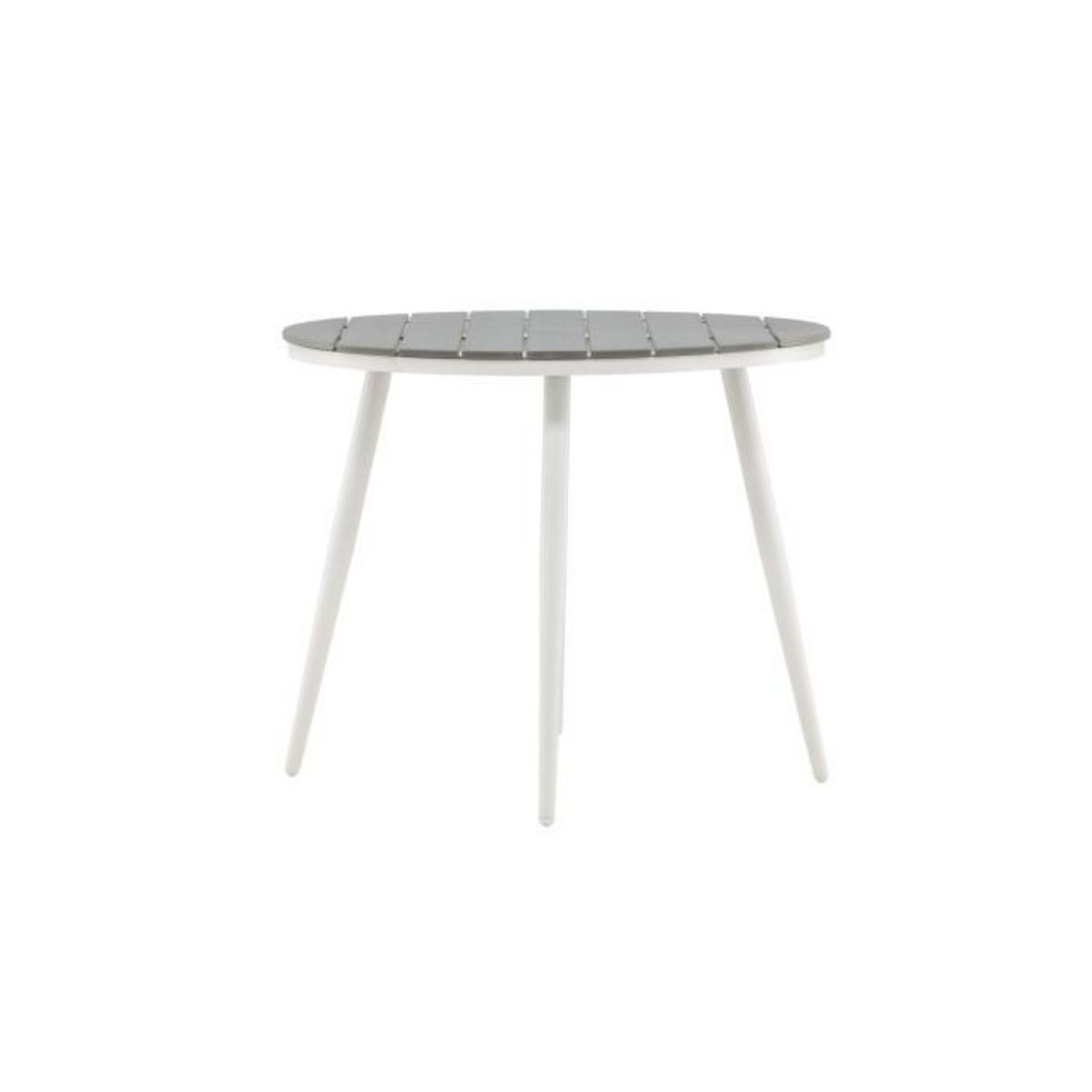 Paris Prix Table de Jardin Ronde  Break  90cm Gris