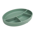THERMOBABY Assiette ventouse - THERMOBABY - Silicone - Vert Cactus - Compartimentée et antidérapante