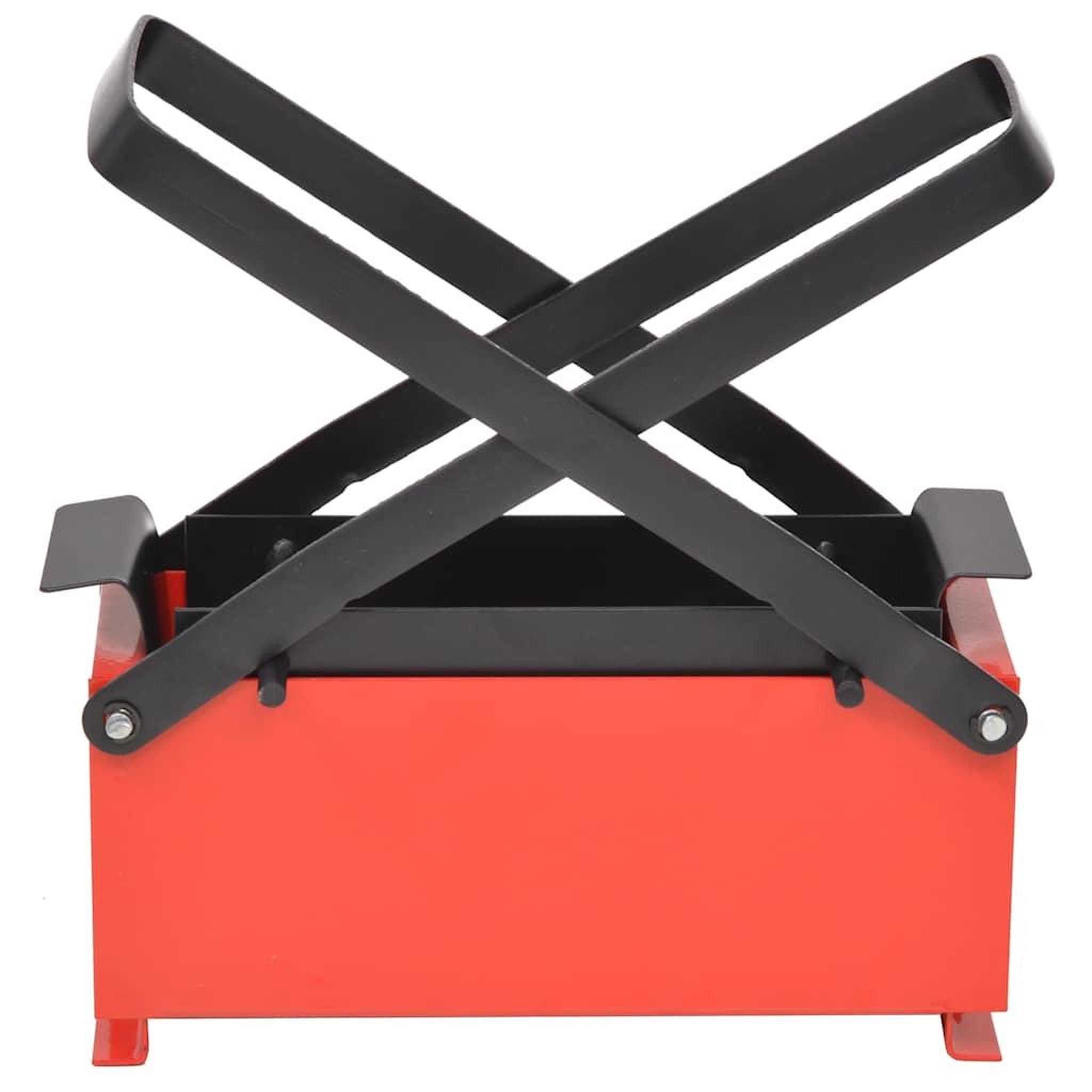 Voir la diapositive 2 : VIDAXL Presse a papier de recyclage acier 34x14x14 cm noir et rouge