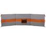 Voir la diapositive 6 : VIDAXL Brise vent de camping gris et orange 490x123 cm imperméable