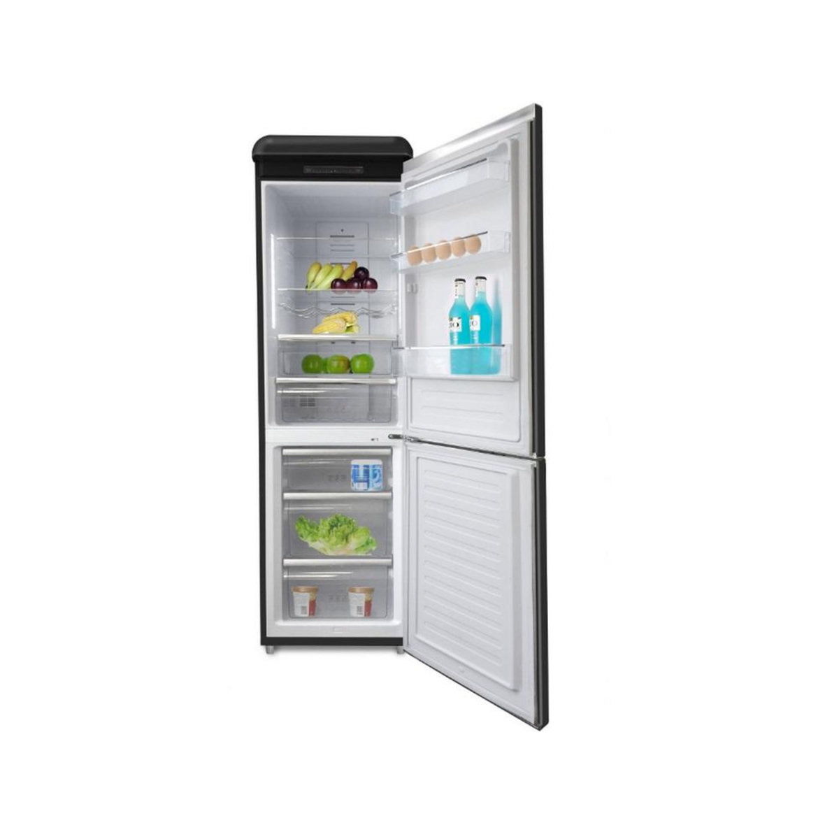 SCHNEIDER Réfrigérateur combiné 60cm 326l - SCB315VNFB