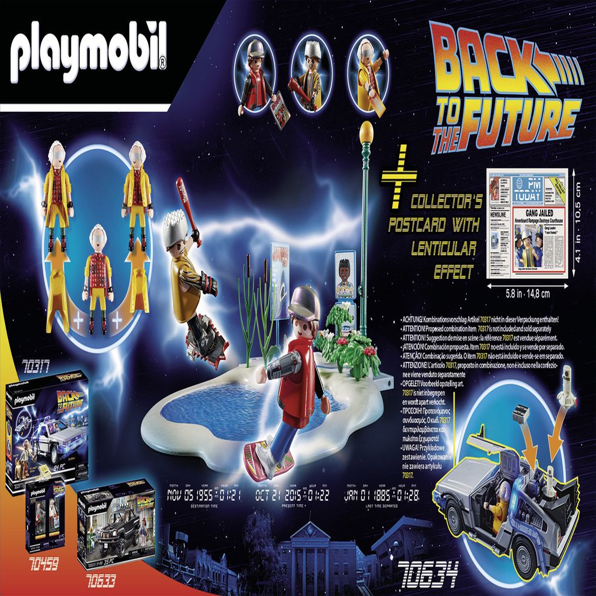 Voir la diapositive 9 : PLAYMOBIL 70634  Retour vers le futur - Course d'hoverboard