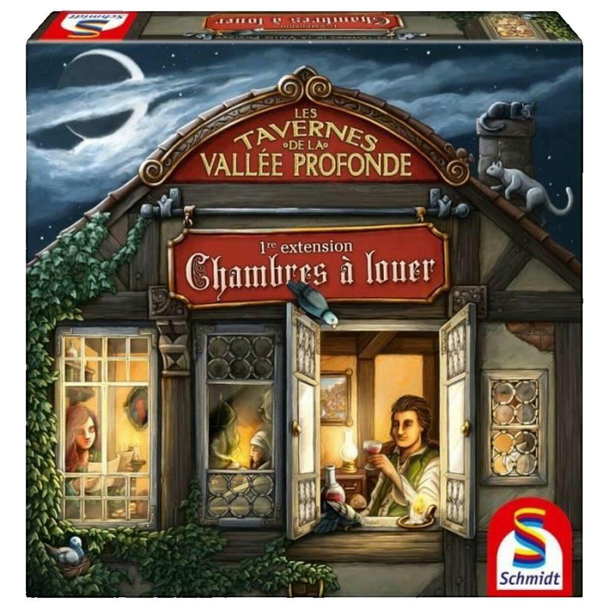 Schmidt Spiele Extension de jeu de société Schmidt-Spiele avec tavernes et chambres d'hôtes