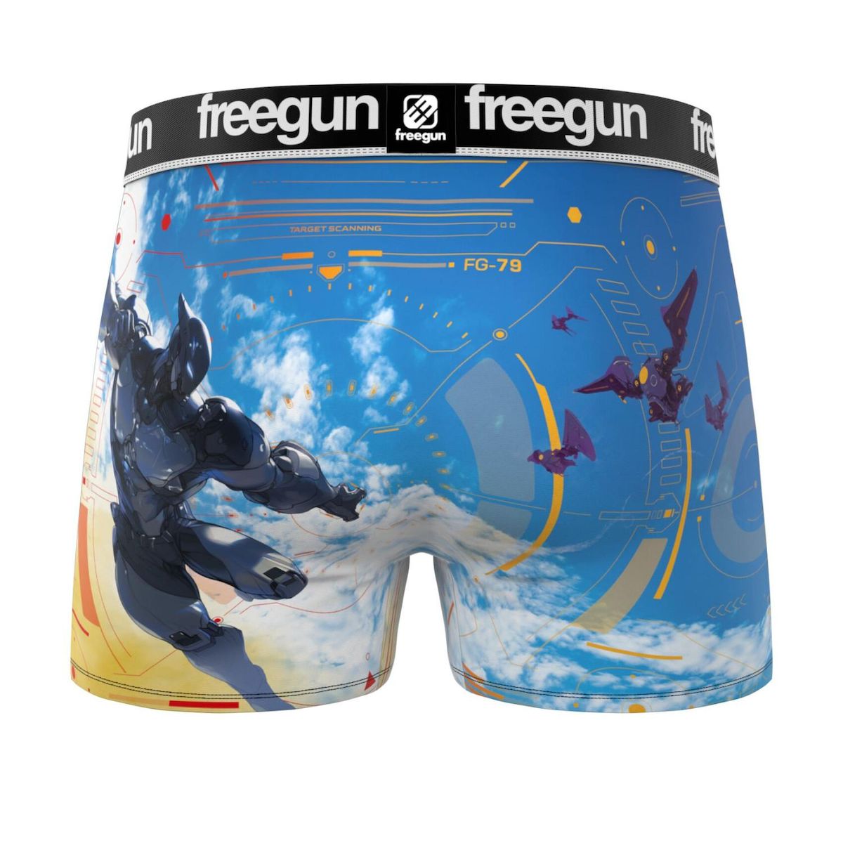 FREEGUN Lot de 3 boxers enfant Heroes