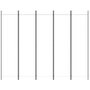 Voir la diapositive 3 : VIDAXL Cloison de separation 5 panneaux Blanc 250x200 cm Tissu