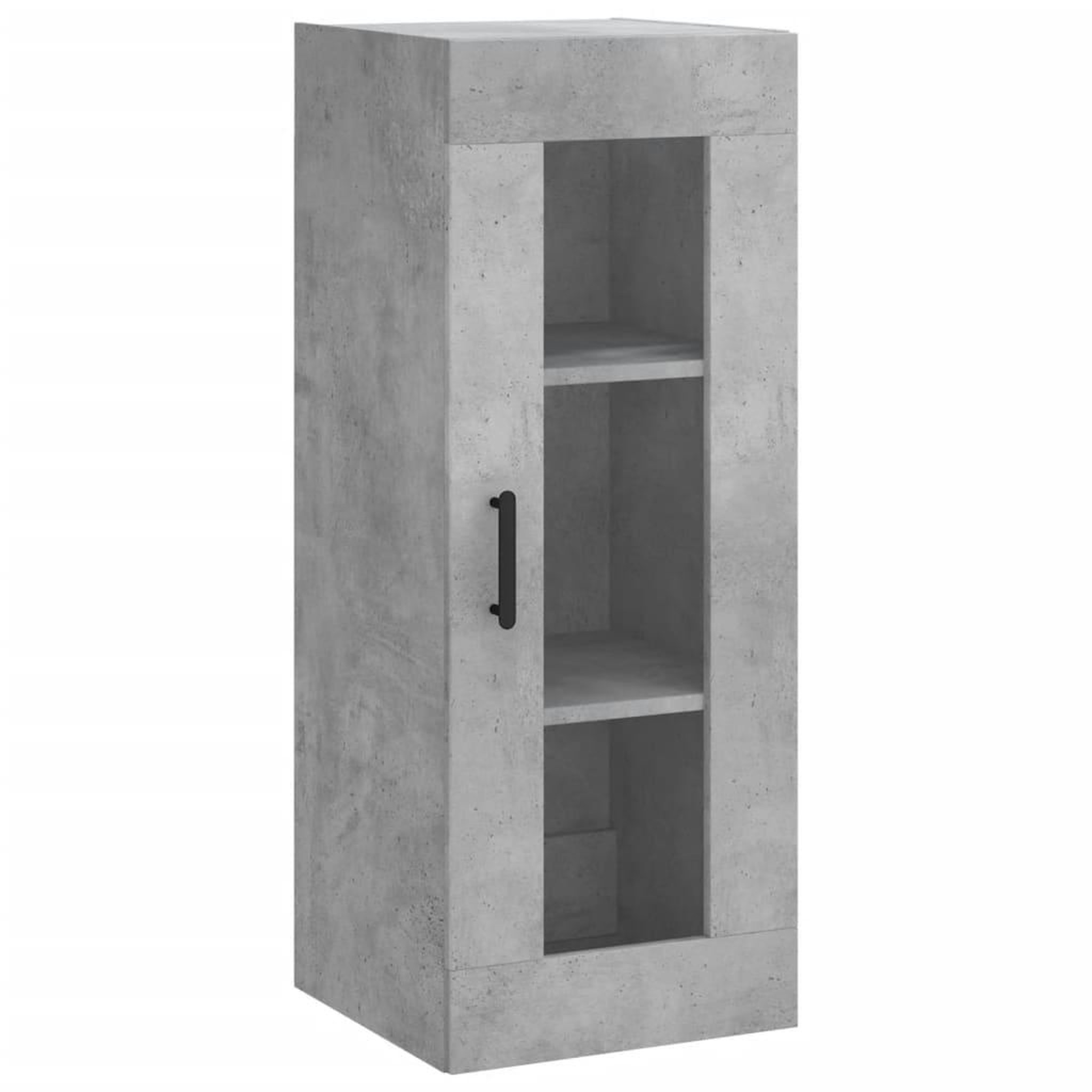 Voir la diapositive 5 : VIDAXL Buffet haut Gris beton 34,5x34x180 cm Bois d'ingenierie
