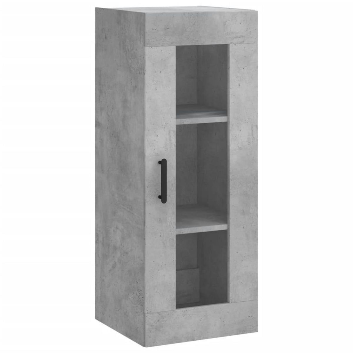 VIDAXL Buffet haut Gris beton 34,5x34x180 cm Bois d'ingenierie