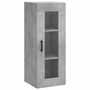 Voir la diapositive 5 : VIDAXL Buffet haut Gris beton 34,5x34x180 cm Bois d'ingenierie