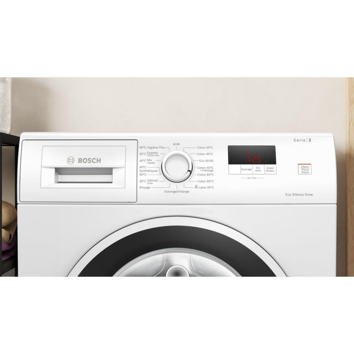 BOSCH Lave linge hublot WGE02203FR Série 2