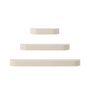 Voir la diapositive 2 : Paris Prix Lot de 3 Étagères Design  Glow  135cm Beige