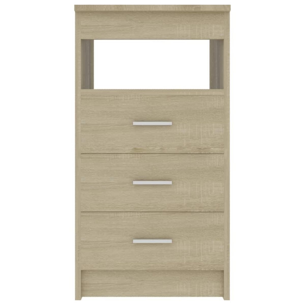 VIDAXL Armoire a tiroirs Chene sonoma 40x50x76 cm Bois d'ingenierie