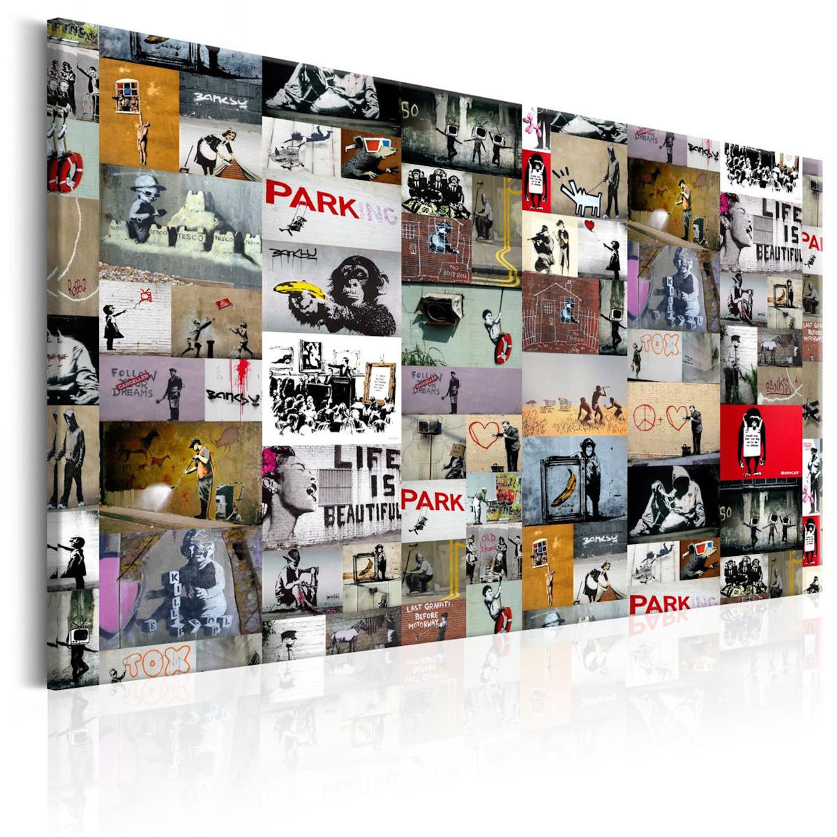 Paris Prix Tableau Imprimé  Art of Collage - Banksy