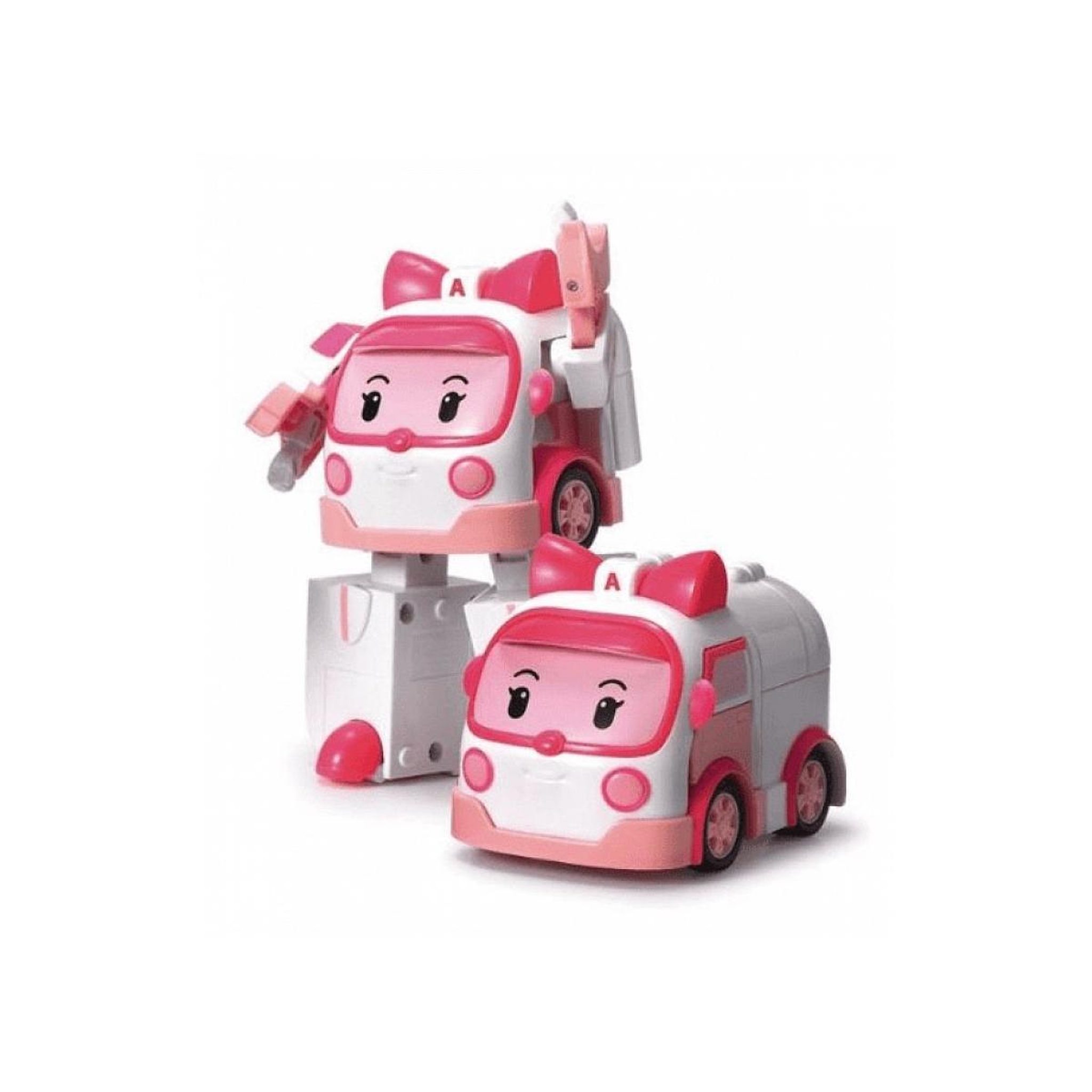Voir la diapositive 2 : SILVERLIT Robocar Vehicule Transformable Ambre