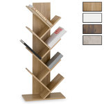 IDIMEX Étagère JULES en forme d'arbre, en bois. Coloris disponibles : Marron, Gris, Blanc