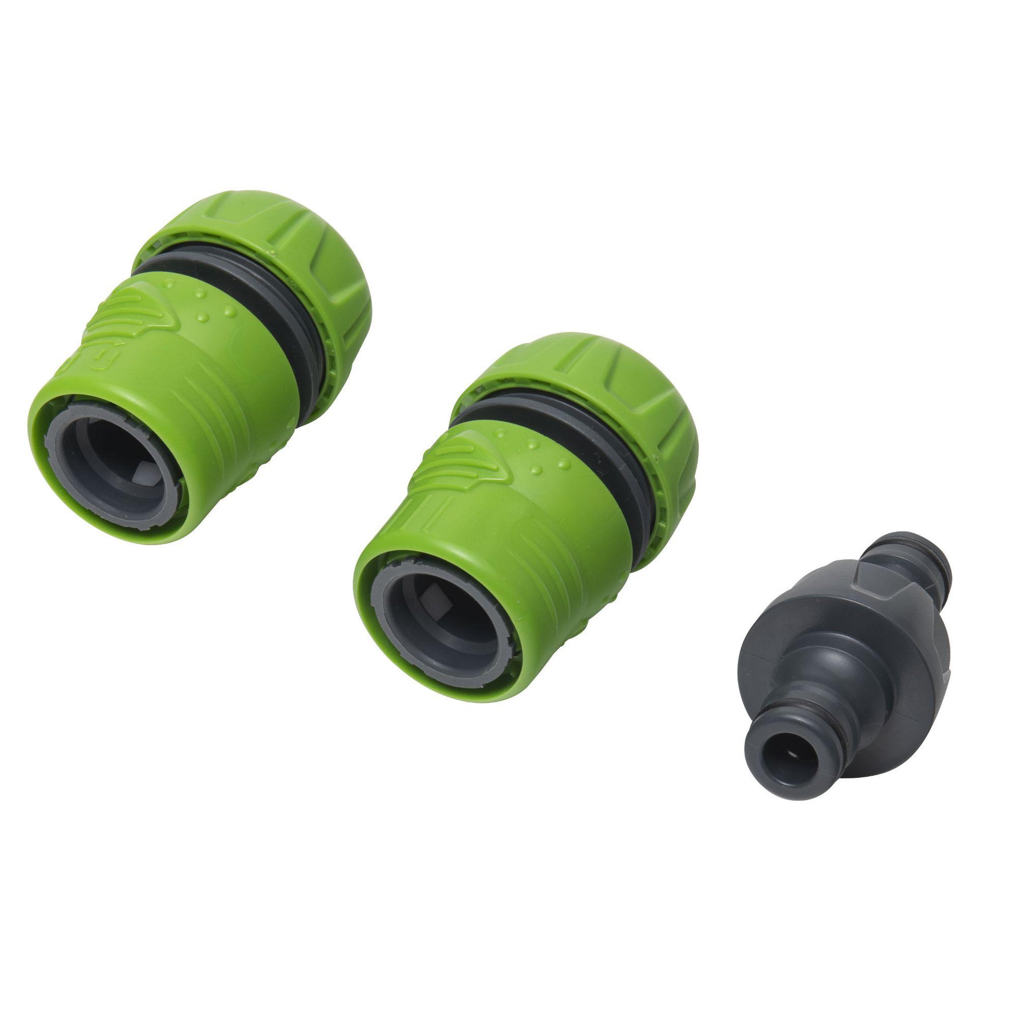 Voir la diapositive 3 : WERKAPRO Lot de 4 raccords automatiques  19mm  WERKA PRO