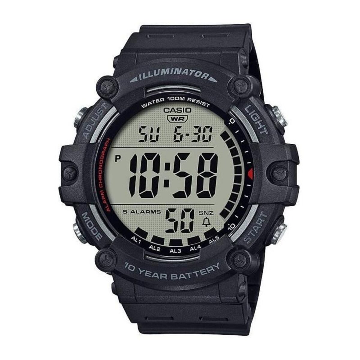 CASIO CASIO - Montre sport - Multifonctions - Noir