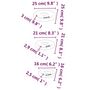 Voir la diapositive 6 : VIDAXL Plaques de poids 6 pcs 30 kg Fonte
