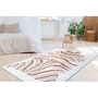Voir la diapositive 2 : Paris Prix Tapis Imprimé Animal  Rabbit  Beige & Marron