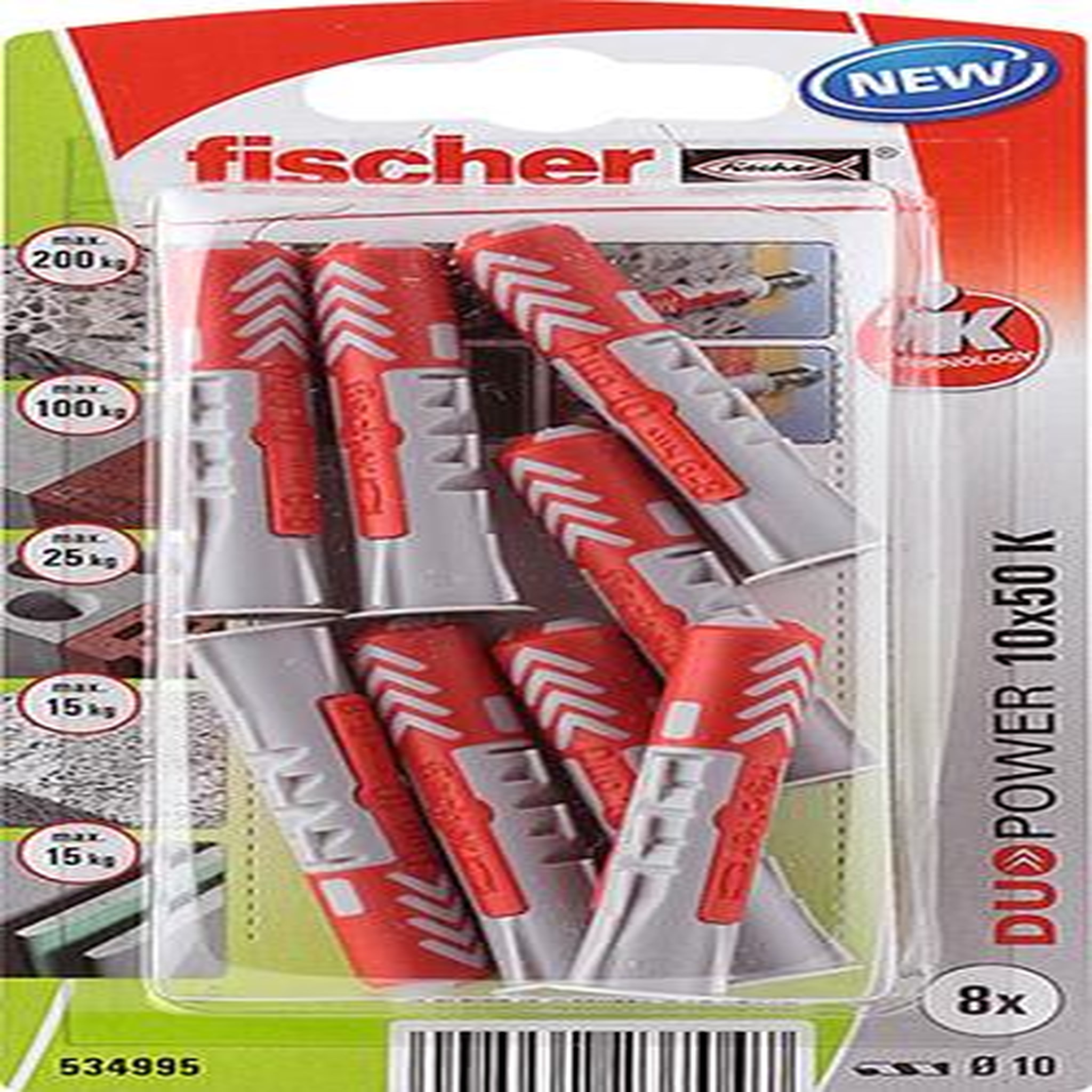 Fischer chevilles FISCHER, Diam.10 x L.50 mm