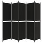 Voir la diapositive 4 : VIDAXL Cloison de separation 5 panneaux Noir 250x200 cm Tissu