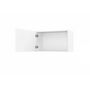 Voir la diapositive 2 :  Meuble de cuisine haut sur hotte 1 porte L60cm P28cm DISCOUNT