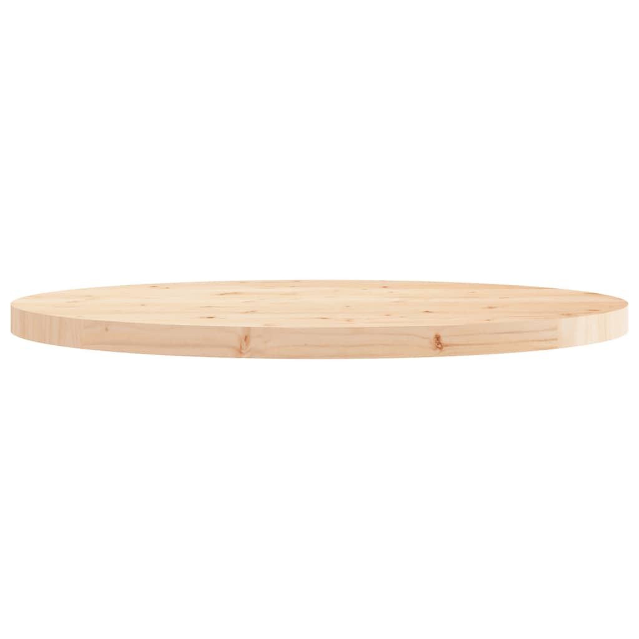 Voir la diapositive 3 : VIDAXL Dessus de table rond Ø90x3 cm bois de pin massif
