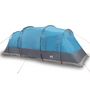 Voir la diapositive 2 : VIDAXL Tente familiale tunnel 6 personnes bleu impermeable