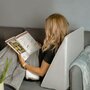 Voir la diapositive 5 : VIVEZEN Coussin incliné cale dos ou jambes triangulaire