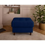 Voir la diapositive 1 : LISA DESIGN Anna - pouf en velours - pieds en bois
