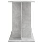 Voir la diapositive 5 : VIDAXL Support pour aquarium gris béton 120x40x60 cm bois d ingénierie