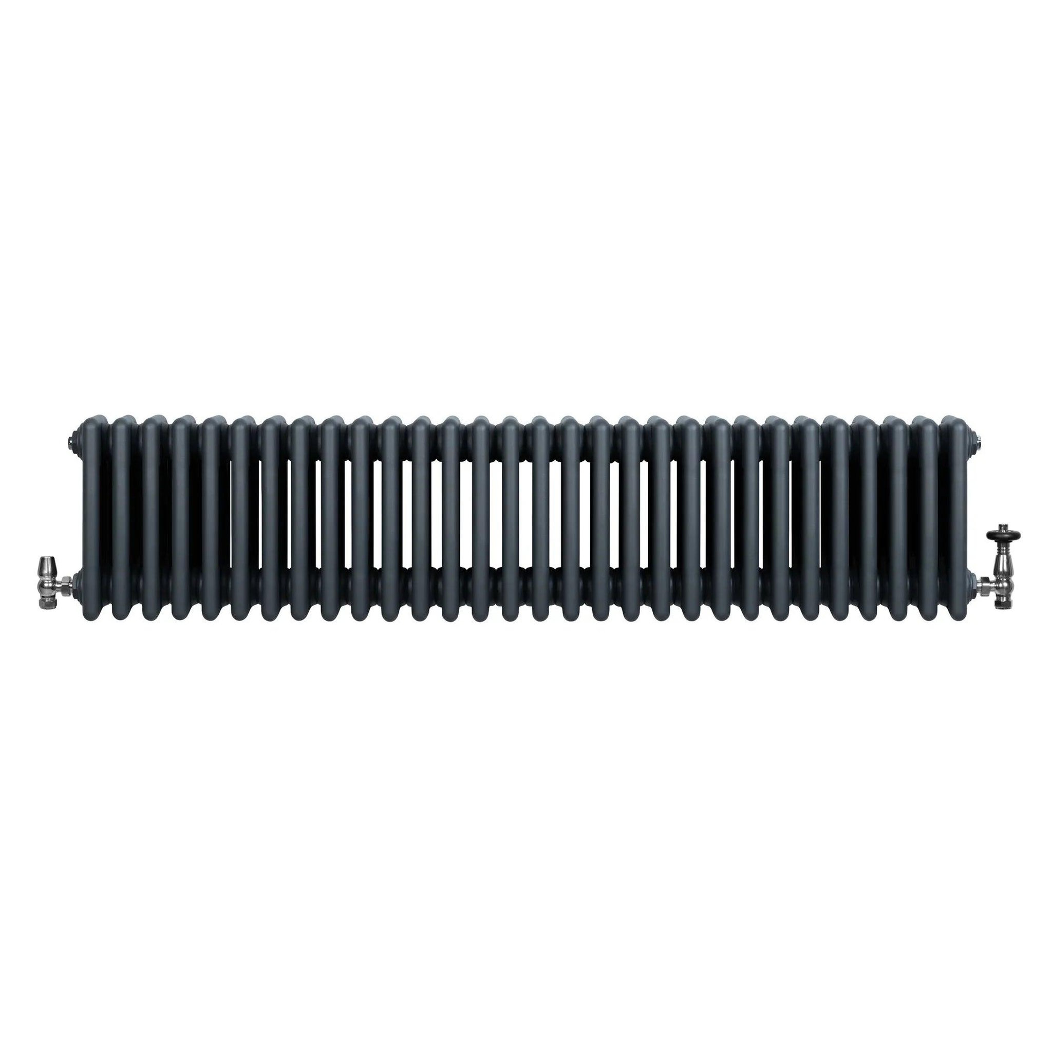 Voir la diapositive 2 : MONSTERSHOP Radiateur traditionnel à 4 colonnes & vannes - 300 x 1370 mm