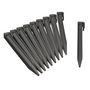Voir la diapositive 1 : Nature Ancres pour bordure de jardin - Polypropylène - Gris x10