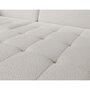 Voir la diapositive 4 : BEST MOBILIER Sagada - canapé d'angle droit 4 places - convertible avec coffre et têtières - en tissu bouclette