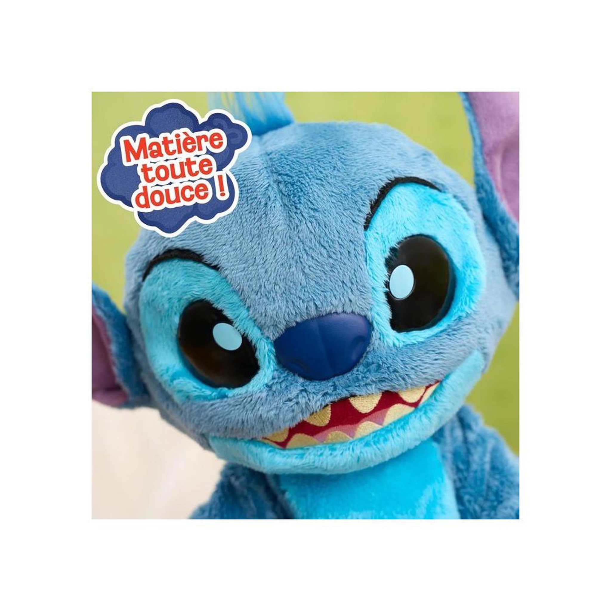Voir la diapositive 6 : Peluche interactive Stitch bleue Just Play, 36 cm, 2 modes de jeu