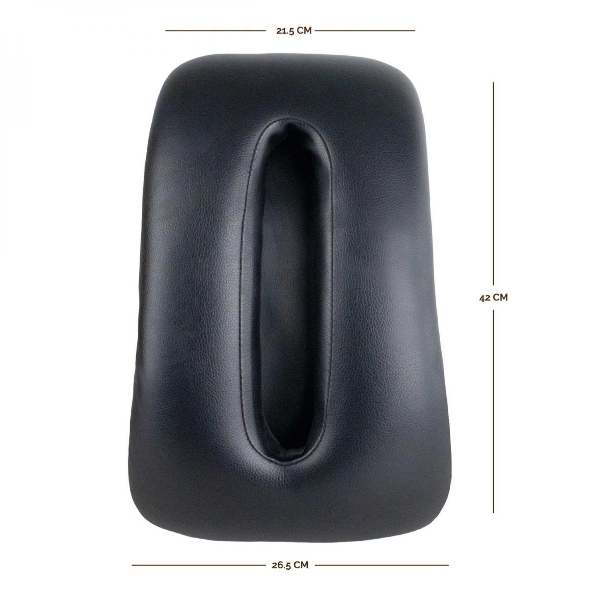 Voir la diapositive 2 : VIVEZEN Coussin de soutien lombaire, oreiller de soutien du dos - Noir