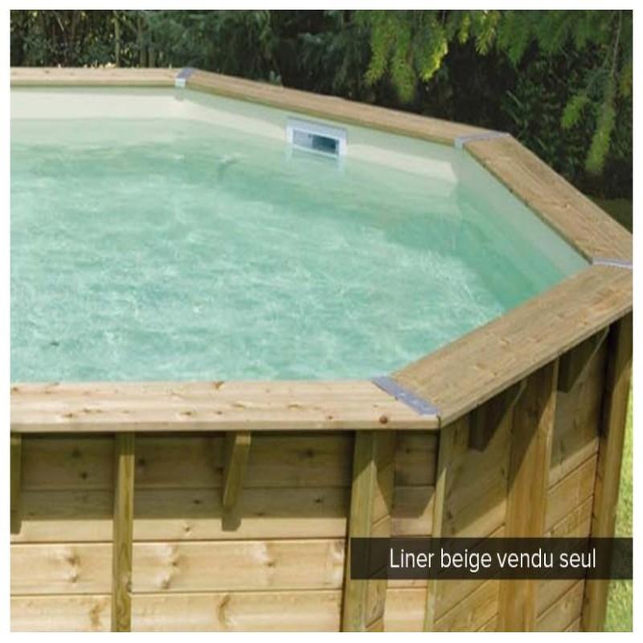 Ubbink Liner seul beige pour piscine bois azura 7,50 x 4,00 x 1,30 m - ubbink