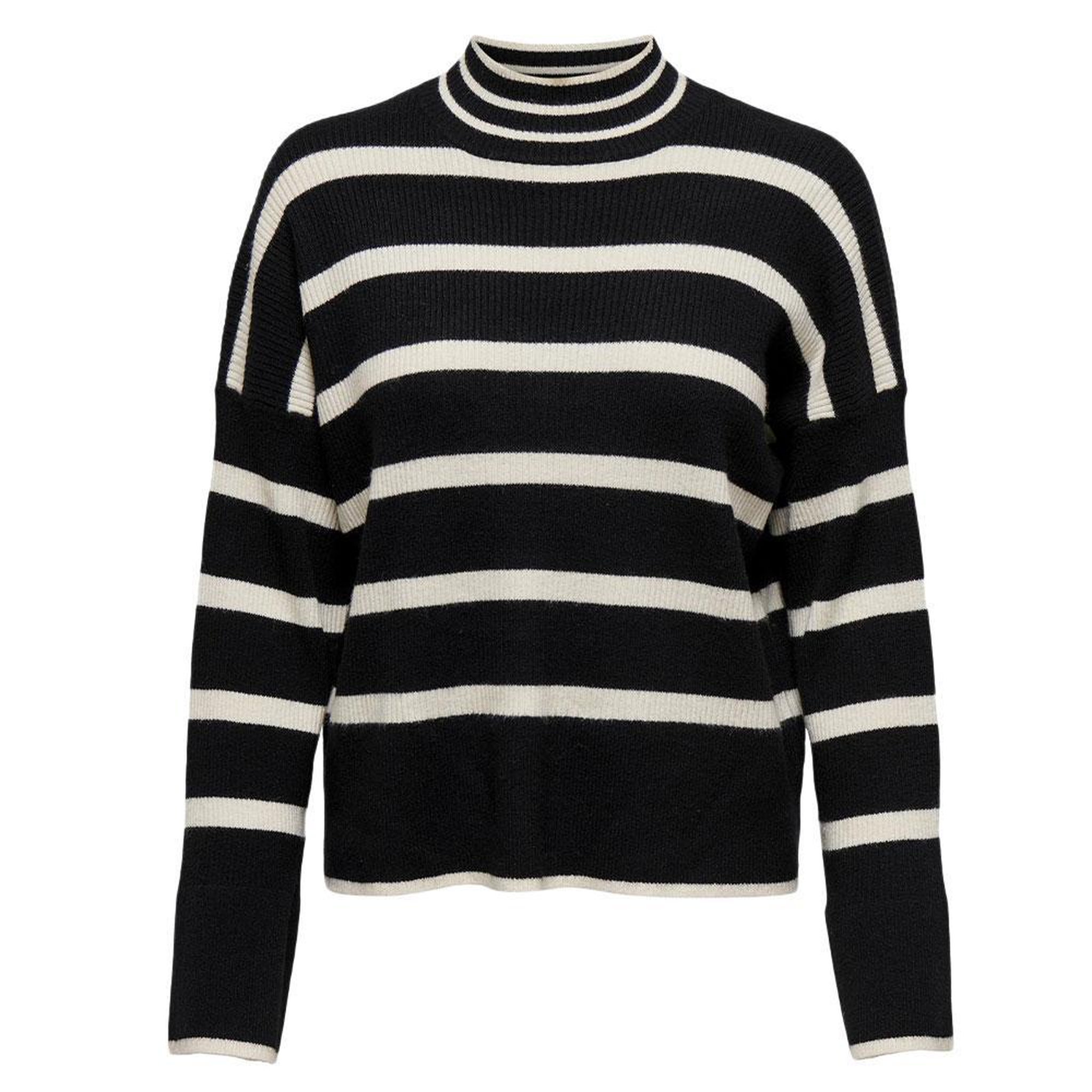 Voir la diapositive 2 : Only Pull Noir/Beige Femme Only Libi