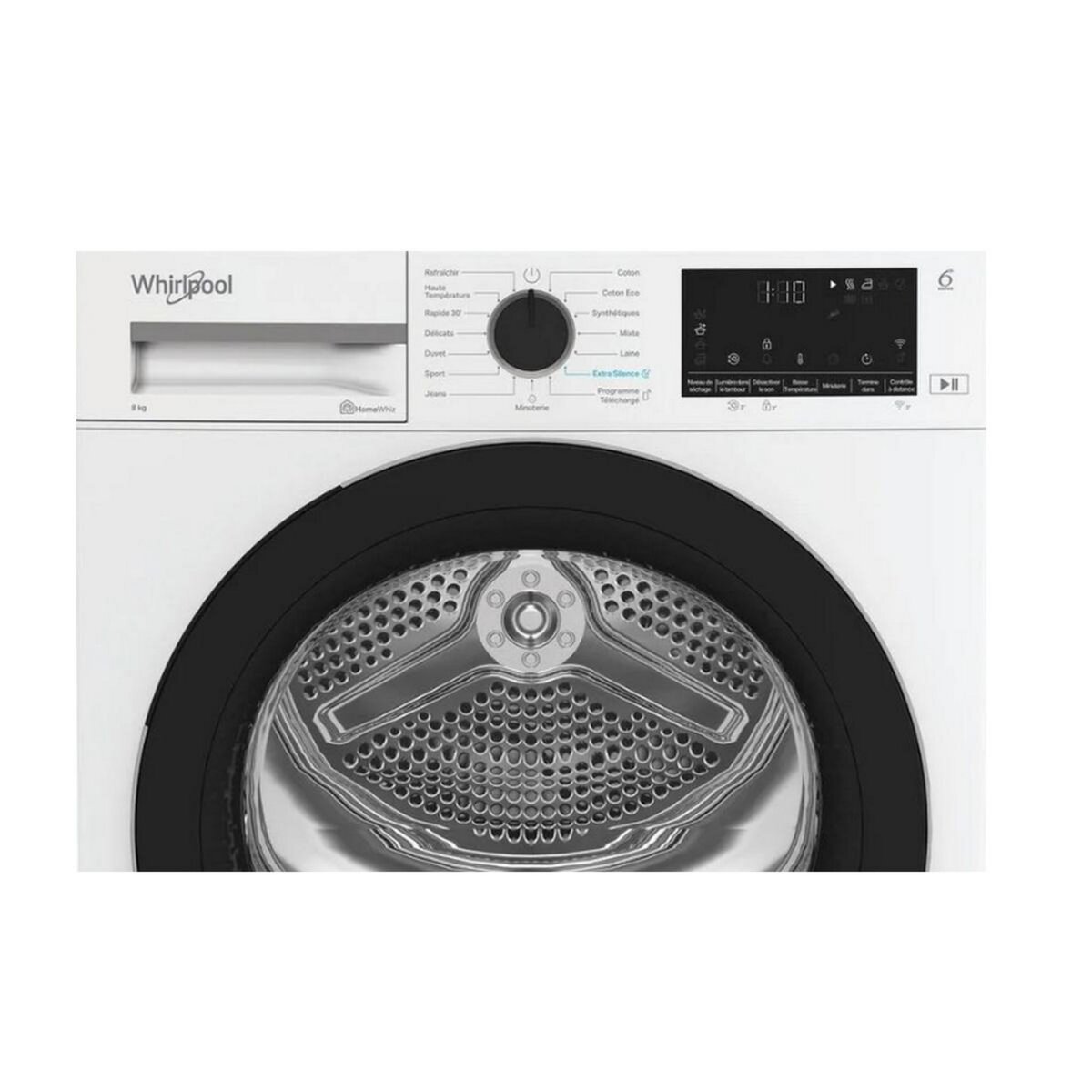 Whirlpool Sèche-linge pompe à chaleur 60cm 8kg blanc - CWD84MWBSFR