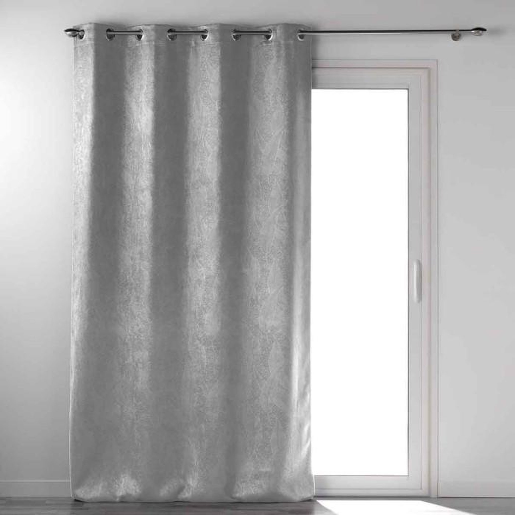 Voir la diapositive 1 : Paris Prix Rideau Occultant  Mélodie  135x280cm Gris