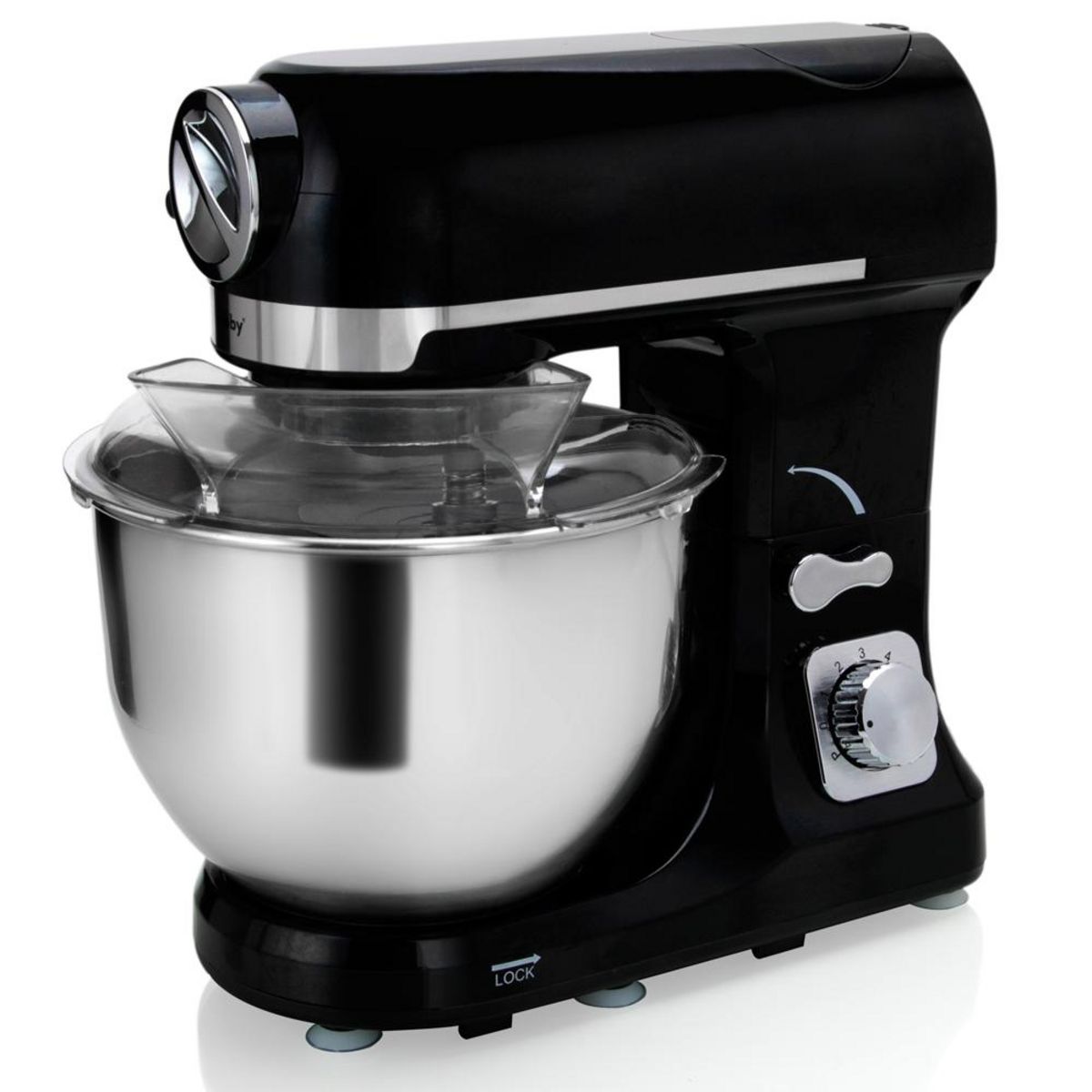 Robby Robot multifonctions 5l 1000w noir avec hachoir et blender 1,5l en verre - robimix noir