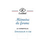 Voir la diapositive 4 : LESTRA Surmatelas Lestra  Fjord Essentiel  à mémoire de forme 90 x 190 cm
