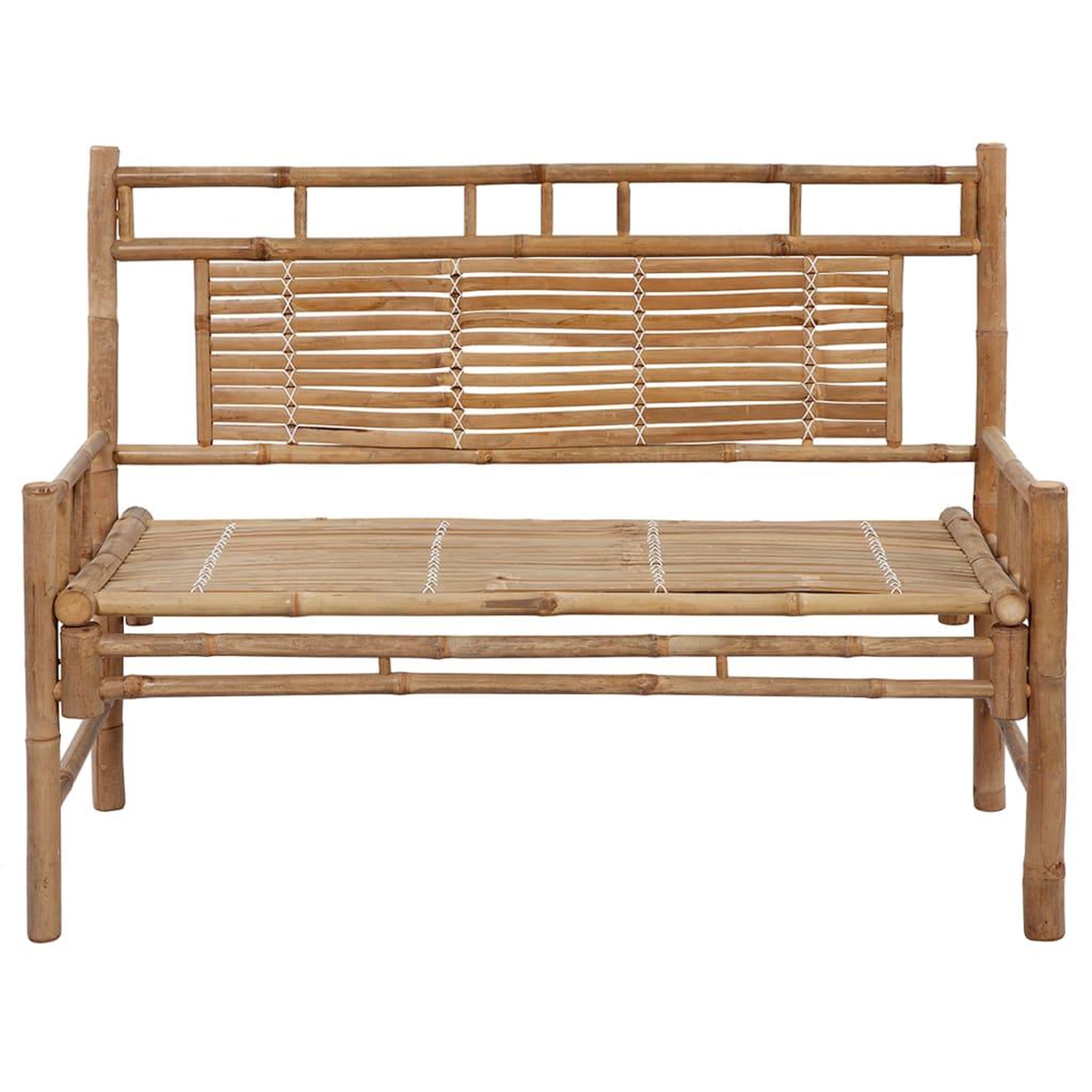 Voir la diapositive 3 : VIDAXL Banc de jardin avec coussin 120 cm bambou