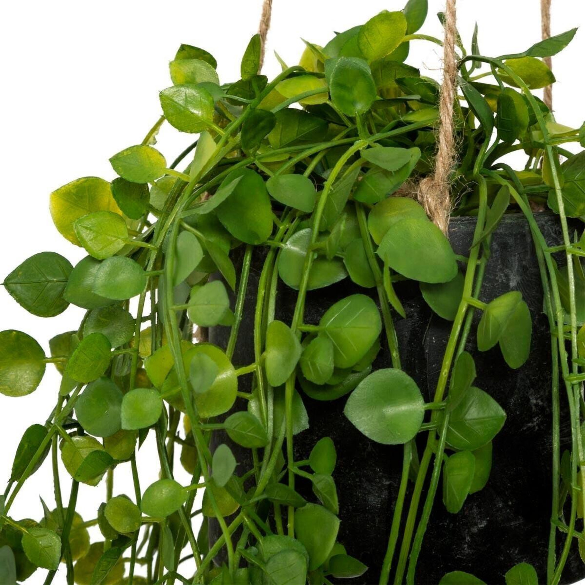 Voir la diapositive 2 : ATMOSPHERA Plante artificielle à suspendre  living  62cm vert