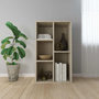 Voir la diapositive 1 : VIDAXL Bibliotheque/Buffet Chene sonoma 50x25x80 cm Bois d'ingenierie