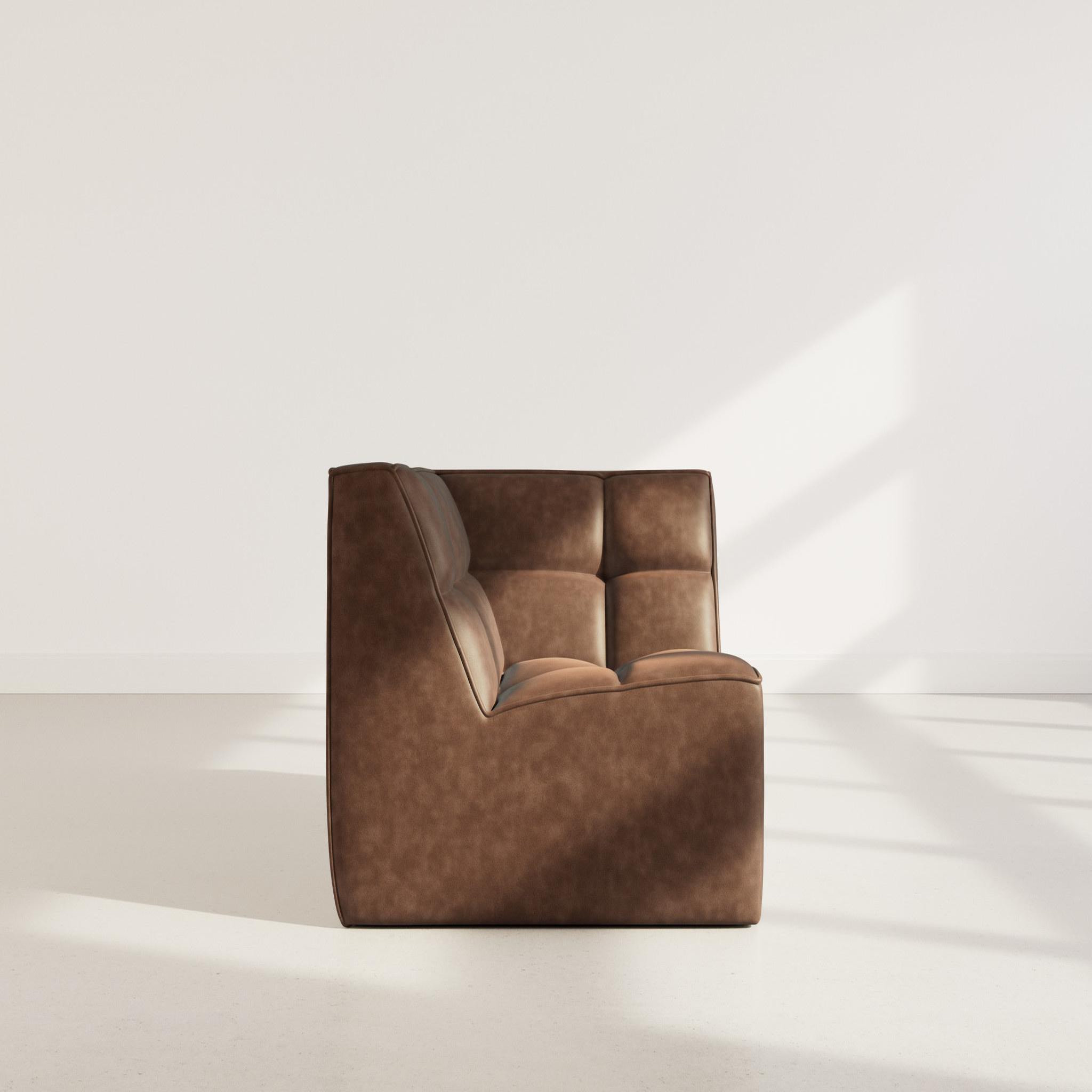 Voir la diapositive 2 : BEST MOBILIER Alya - module d'angle en simili