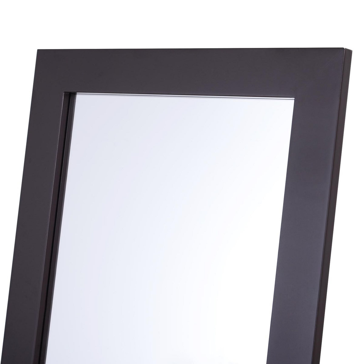 HOMCOM Miroir à pied inclinaison réglable dim. 47L x 46l x 148H cm MDF