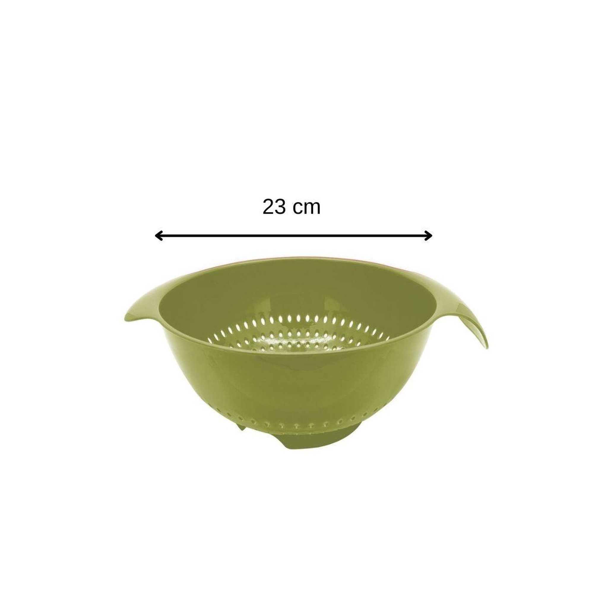 Voir la diapositive 3 : Fackelmann Passoire en plastique vert 23 cm de diamètre fackelmann zéro