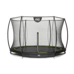 EXIT TOYS Trampoline enterré Silhouette Ø 3,05 m avec filet de sécurité Noir - Exit Toys